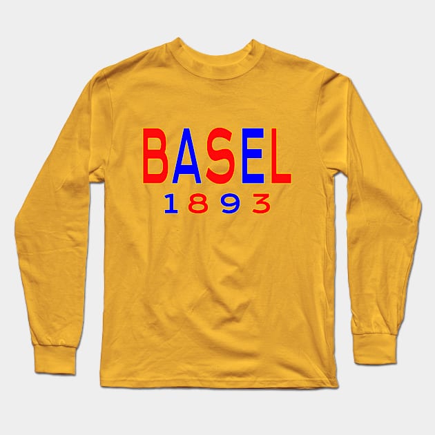 Basel 1893 Classic Long Sleeve T-Shirt by Medo Creations